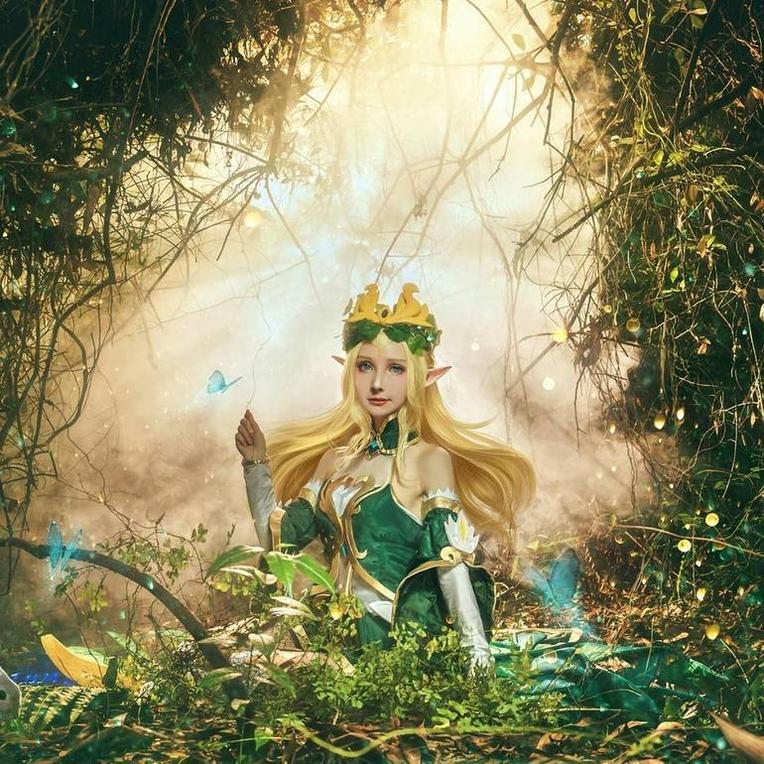 经典cosplay作品：一千只猫薄禾胶衣的摄影照片，绝对精彩