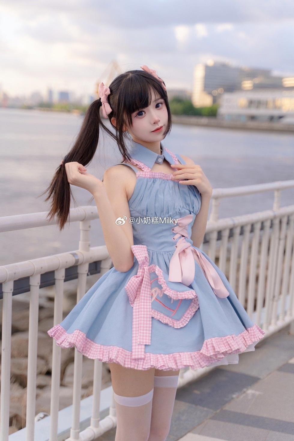 小奶糕milky冬之公主cos原图，你绝对不能错过
